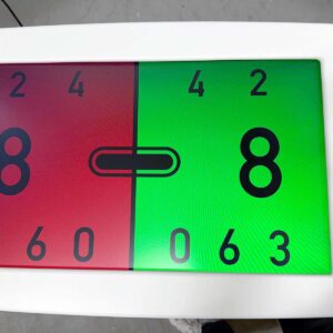 Monitor gráfico multiprueba Block Polarphor HD de 24 pulgadas